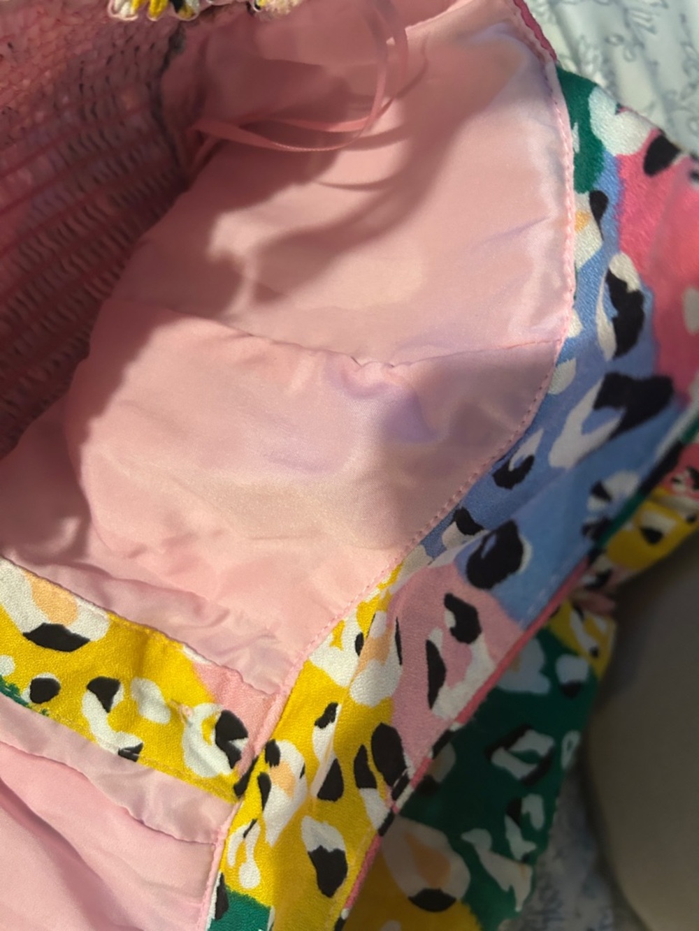 Colorblock Leopard Print Button-Front Romper - Picture 12 of 13